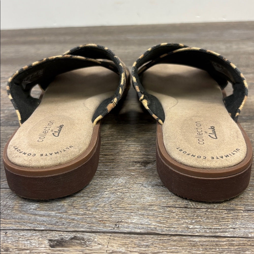 Clarks Collection Leopard Print Slide Sandals | W… - image 3